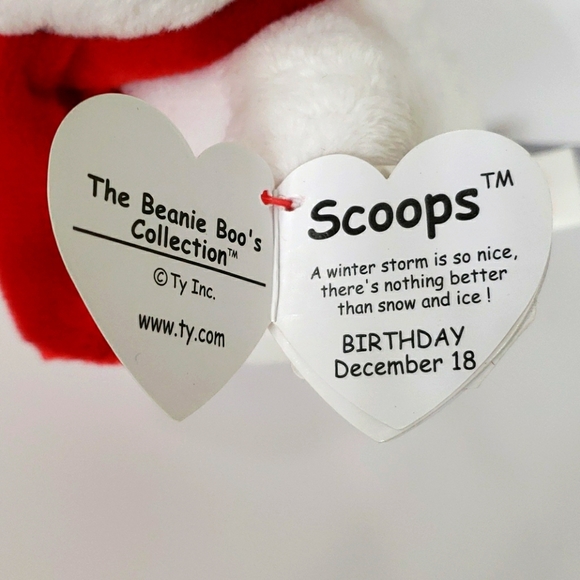 Ty Beanie Boo Christmas snowman Scoops - Picture 5 of 9